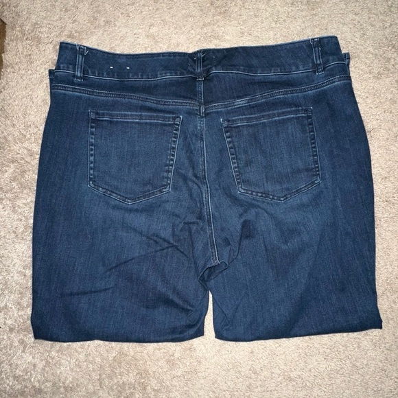 Lane Bryant Flex Magic Wasitband Tighter Tummy High Rise Straight Jeans sz 24 - Picture 7 of 11